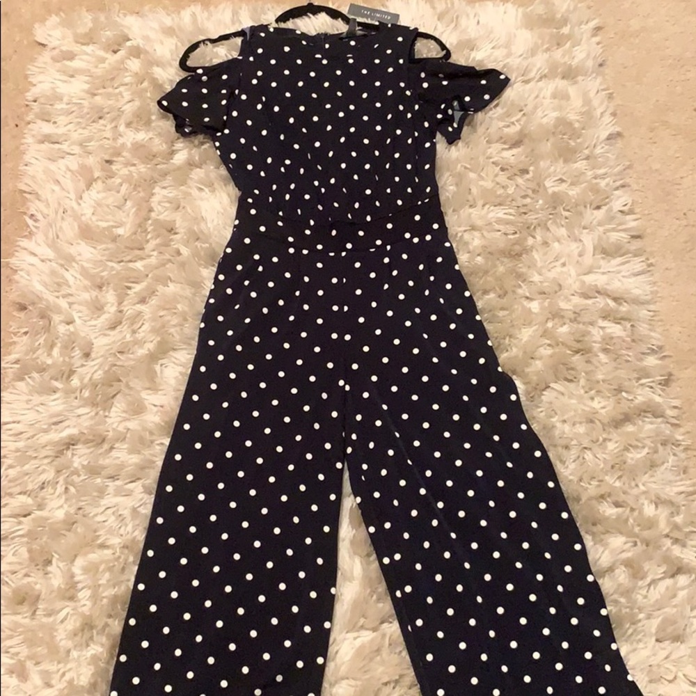 The Limited polka dot romper